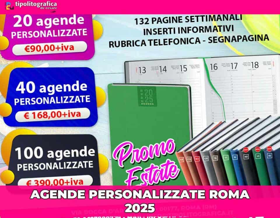 Agende Personalizzate Roma 2025