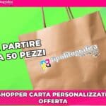 shopper carta personalizzate roma