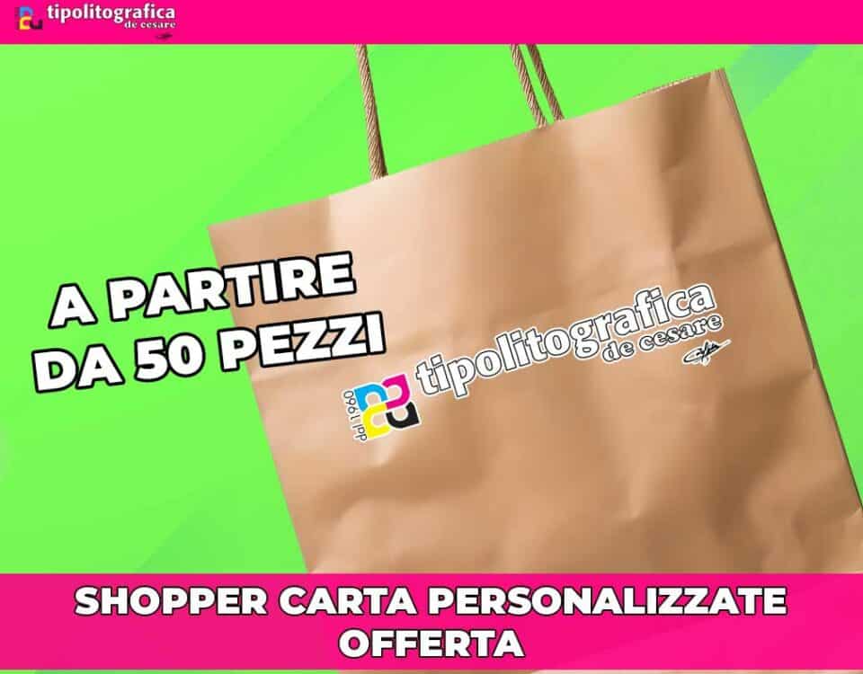 shopper carta personalizzate roma