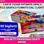 stampa biglietti personalizzati roma