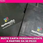 buste carta personalizzate nere