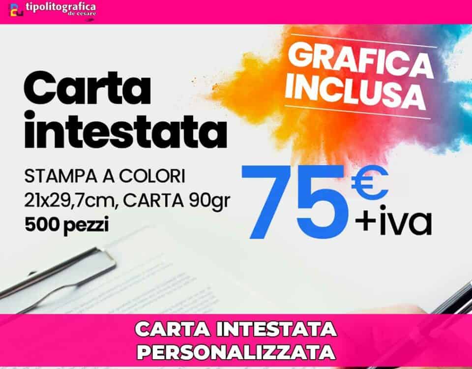 carta intestata personalizzata Roma