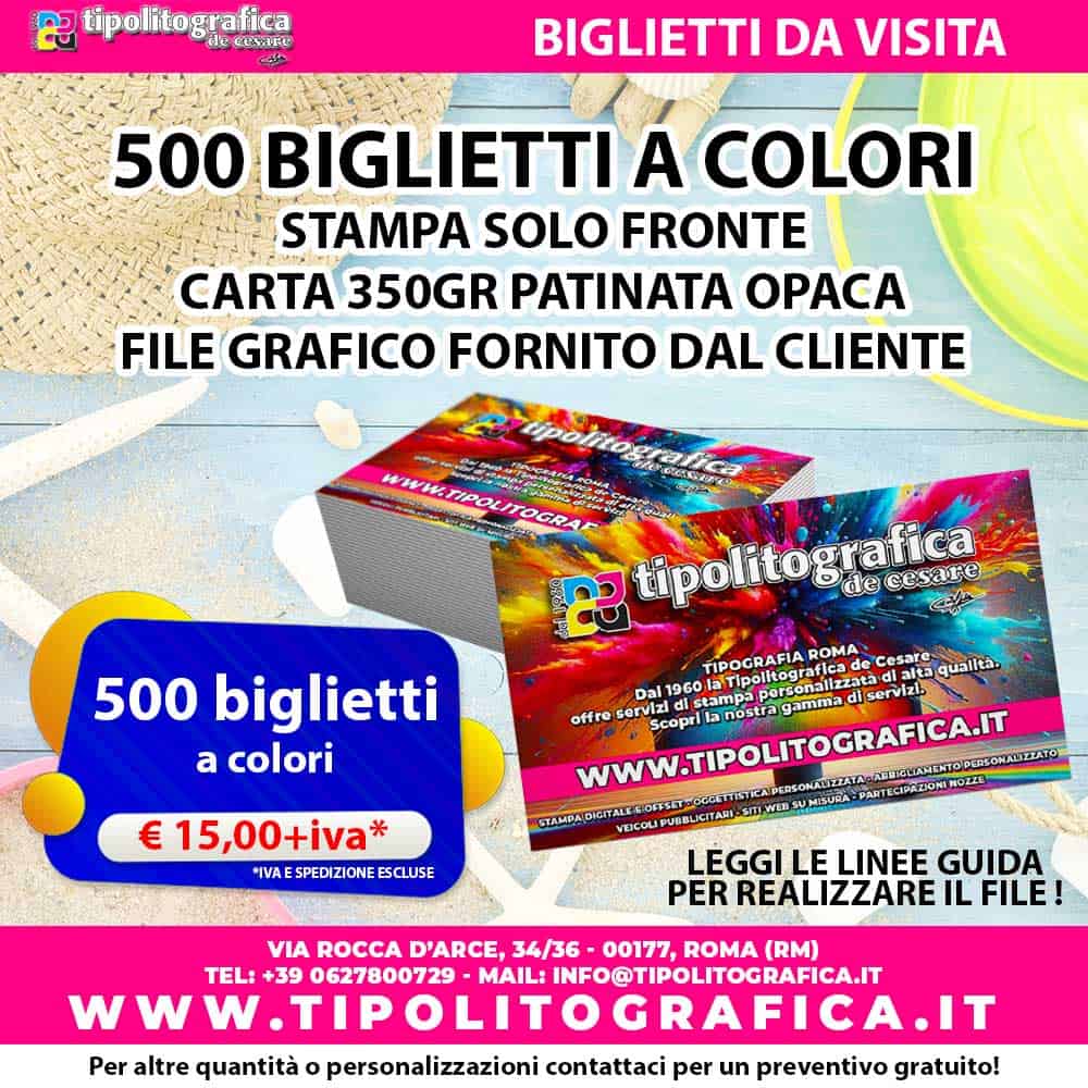 stampa biglietti personalizzati roma