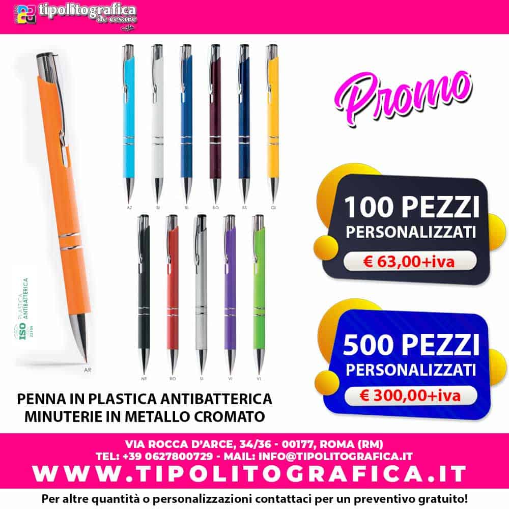 Penne personalizzate Roma Offerta