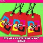 Stampa Cartellini in Polipropilene Roma