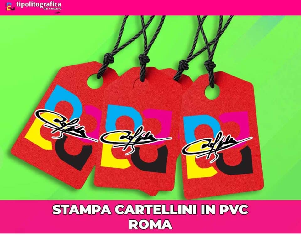 Stampa Cartellini in Polipropilene Roma